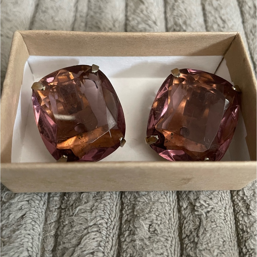 Vintage clip on earrings